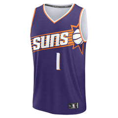 NBA Devin Booker Phoenix Suns Fast Break Replica Jersey - Icon Edition - Purple