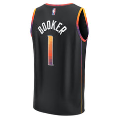 NBA Devin Booker Phoenix Suns Fast Break Replica Player Jersey - Statement Edition - Black