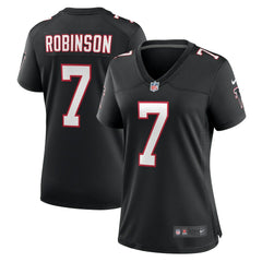 NFL Bijan Robinson Atlanta Falcons Women's Alternate Game Jersey - Black