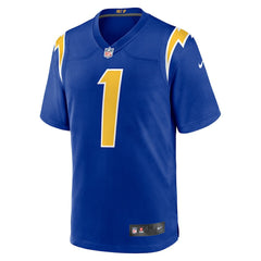 NFL Quentin Johnston Los Angeles Chargers Alternate Game Jersey - Royal