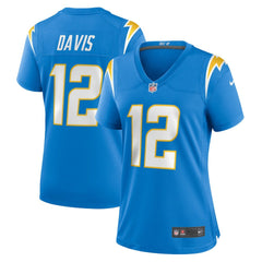 NFL Derius Davis Los Angeles Chargers Women's Team Game Jersey - Powder Blue