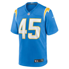NFL Tuli Tuipulotu Los Angeles Chargers Team Game Jersey - Powder Blue