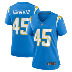 NFL Tuli Tuipulotu Los Angeles Chargers Women's Team Game Jersey - Powder Blue