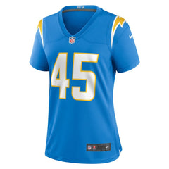 NFL Tuli Tuipulotu Los Angeles Chargers Women's Team Game Jersey - Powder Blue
