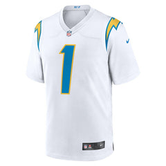 NFL Quentin Johnston Los Angeles Chargers Away Game Jersey - White