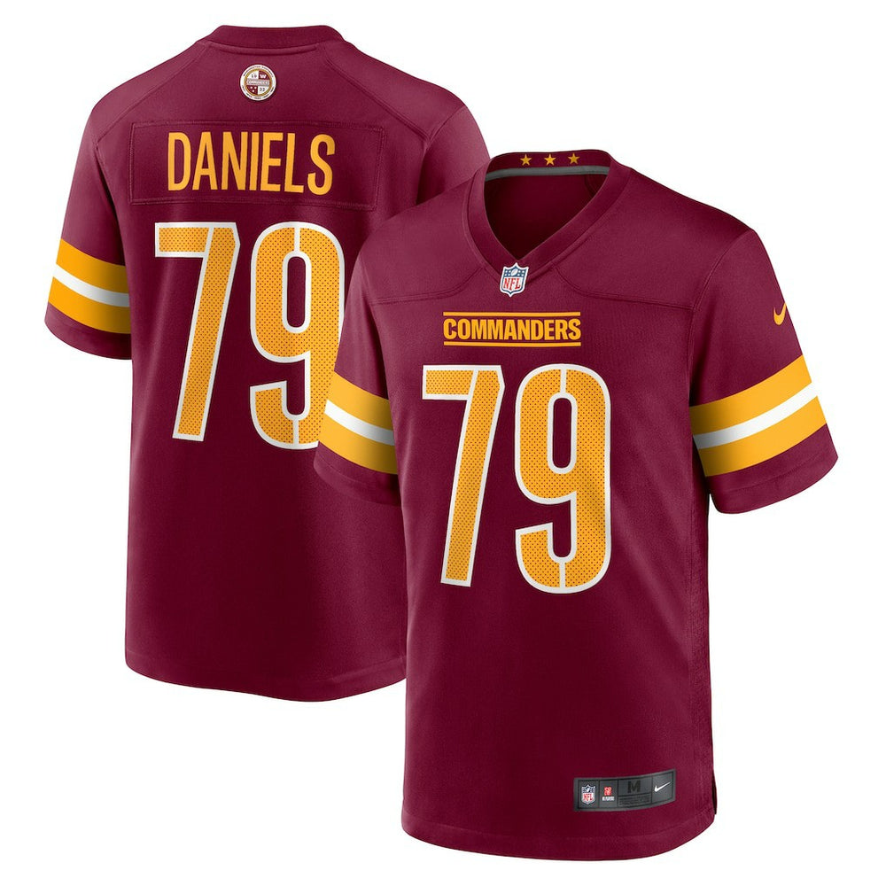 NFL Braeden Daniels Washington Commanders Team Game Jersey - Burgundy