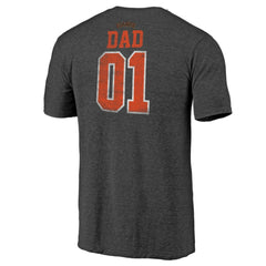 San Francisco Giants Greatest Dad Tri-Blend T-Shirt - Heather Charcoal T-shirts