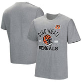 Cincinnati Bengals Tackle Adaptive T-Shirt Gray