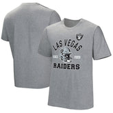 Las Vegas Raiders Tackle Adaptive T-Shirt Gray