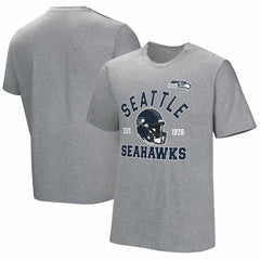Seattle Seahawks Tackle Adaptive T-Shirt Gray