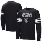 Las Vegas Raiders Hands Off Long Sleeve Adaptive T-Shirt Black