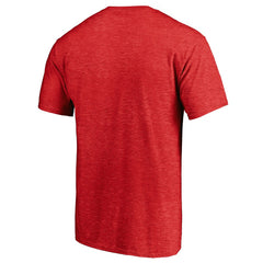 Cincinnati Reds Cooperstown Collection Throwback Logo Tri-Blend T-Shirt - Heather Red T-shirts