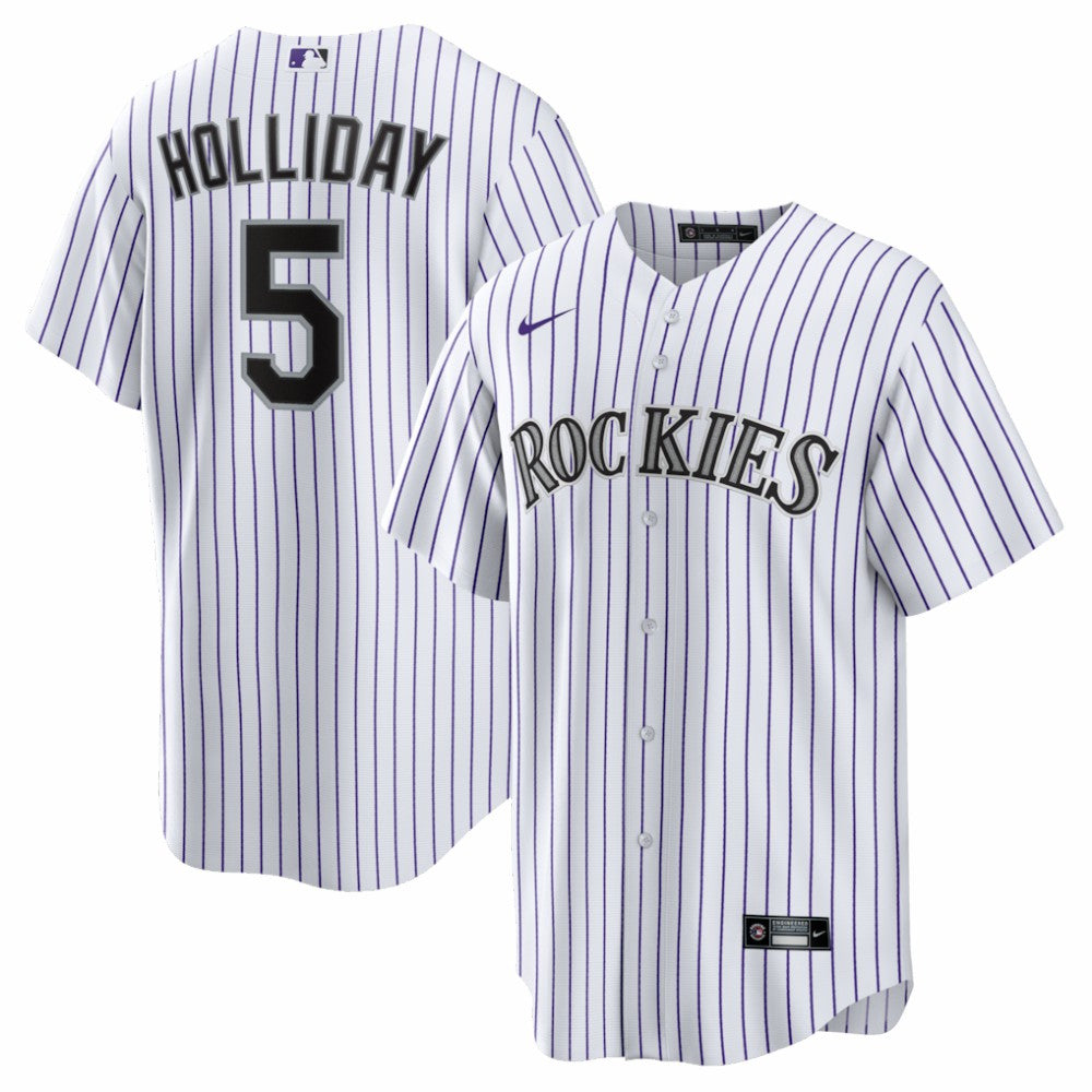 MLB Matt Holliday Colorado Rockies Nike Home Retired Player Replica Jersey - White