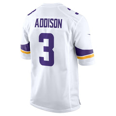 NFL Jordan Addison Minnesota Vikings Away Game Jersey - White