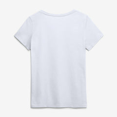 San Francisco 49ers Logo Athletic Women's Primary Logo V-Neck T-Shirt White