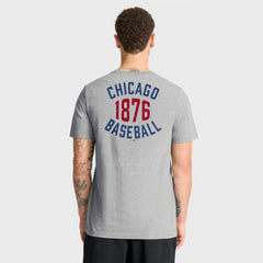 Chicago Cubs Nike Cooperstown 2-Hit T-Shirt - Heather Gray T-shirts