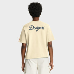 Los Angeles Dodgers Nike Women's City Connect Pocket Boxy T-Shirt - Cream T-shirts