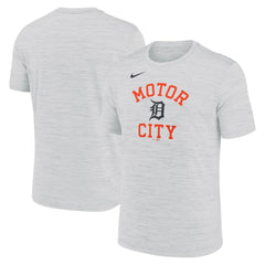 Detroit Tigers Nike Velocity Team Phrase Dri-FIT T-Shirt - Ash T-shirts