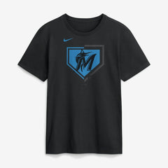 Miami Marlins Nike Icon T-Shirt - Black T-shirts
