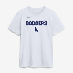 Los Angeles Dodgers Nike Bold Team Name T-Shirt - White T-shirts