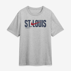 St. Louis Cardinals Nike Swoosh Legend Dri-FIT T-Shirt - Heather Gray T-shirts