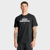 Arizona Diamondbacks Nike Stacked Tri-Blend T-Shirt - Heather Black T-shirts