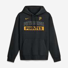 Pittsburgh Pirates Nike Primetime Club Hoodie - Black Hoodies