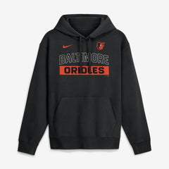 Baltimore Orioles Nike Primetime Club Hoodie - Black Hoodies