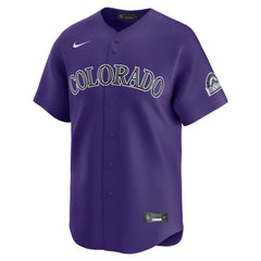 MLB Colorado Rockies Nike Alternate Limited Jersey?¨C Purple