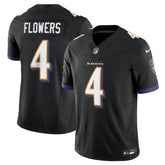NFL Zay Flowers Baltimore Ravens Alternate Vapor F.U.S.E. Limited Jersey - Black