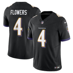 NFL Zay Flowers Baltimore Ravens Alternate Vapor F.U.S.E. Limited Jersey - Black