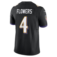 NFL Zay Flowers Baltimore Ravens Alternate Vapor F.U.S.E. Limited Jersey - Black