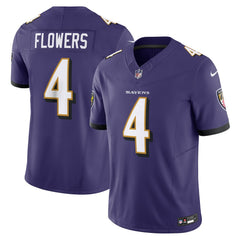 NFL Zay Flowers Baltimore Ravens Vapor F.U.S.E. Limited Jersey - Purple