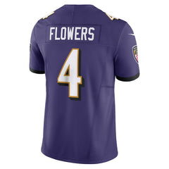 NFL Zay Flowers Baltimore Ravens Vapor F.U.S.E. Limited Jersey - Purple