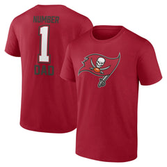 Tampa Bay Buccaneers Father's Day T-Shirt Red