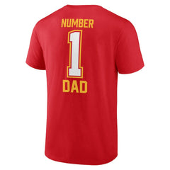 Kansas City Chiefs Father's Day T-Shirt Red