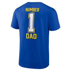 Los Angeles Rams Father's Day T-Shirt Royal