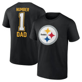 Pittsburgh Steelers Father's Day T-Shirt Black