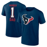 Houston Texans Father's Day T-Shirt Navy
