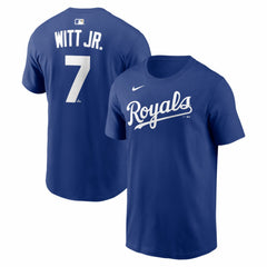 Bobby Witt Jr. Kansas City Royals Nike Name & Number T-Shirt - Royal T-shirts