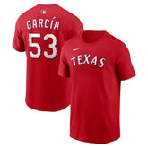 Adolis Garcia Texas Rangers Nike Name & Number T-Shirt - Red T-shirts