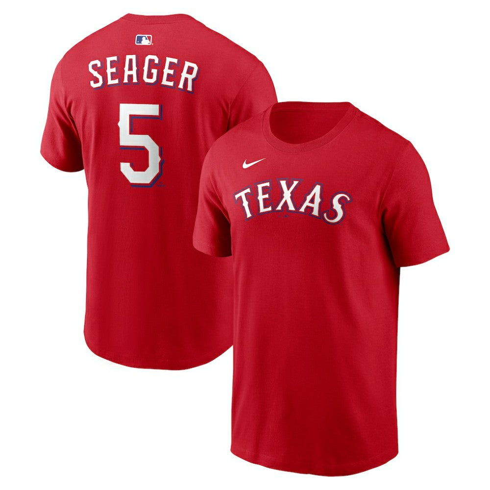 Corey Seager Texas Rangers Nike Name & Number T-Shirt - Red T-shirts