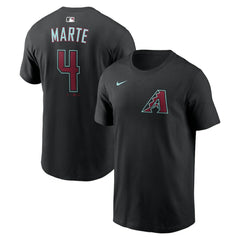 Ketel Marte Arizona Diamondbacks Nike Name & Number T-Shirt - Black T-shirts