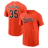 Adley Rutschman Baltimore Orioles Nike Name & Number T-Shirt - Orange T-shirts