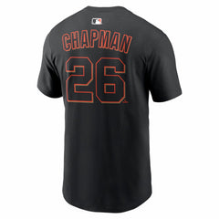Matt Chapman San Francisco Giants Nike Home Name & Number T-Shirt - Black T-shirts