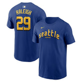 Cal Raleigh Seattle Mariners Nike City Connect Name & Number T-Shirt - Royal T-shirts