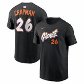 Matt Chapman San Francisco Giants Nike City Connect Name & Number T-Shirt - Black T-shirts
