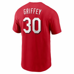 Ken Griffey Jr. Cincinnati Reds Nike Cooperstown Collection Name & Number T-Shirt - Red T-shirts