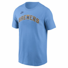 Robin Yount Milwaukee Brewers Nike Cooperstown Collection Name & Number T-Shirt - Powder Blue T-shirts