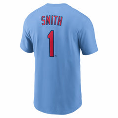 Ozzie Smith St. Louis Cardinals Nike Cooperstown Collection Name & Number T-Shirt - Light Blue T-shirts